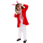 Girls Bunny Rabbit Costumes Easter Outfit with Headband for School Event