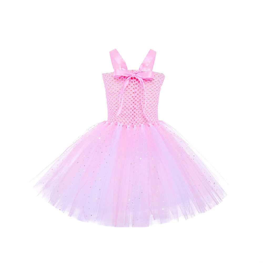 Girls Easter Dress Cute Bunny Rabbit Costumes Pink Dress with Headband 2pcs Suit for Parties