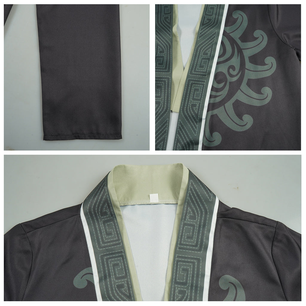 Mens Li Jing Outfit Adult General Li's Cosplay Costume Dress-up Full Set