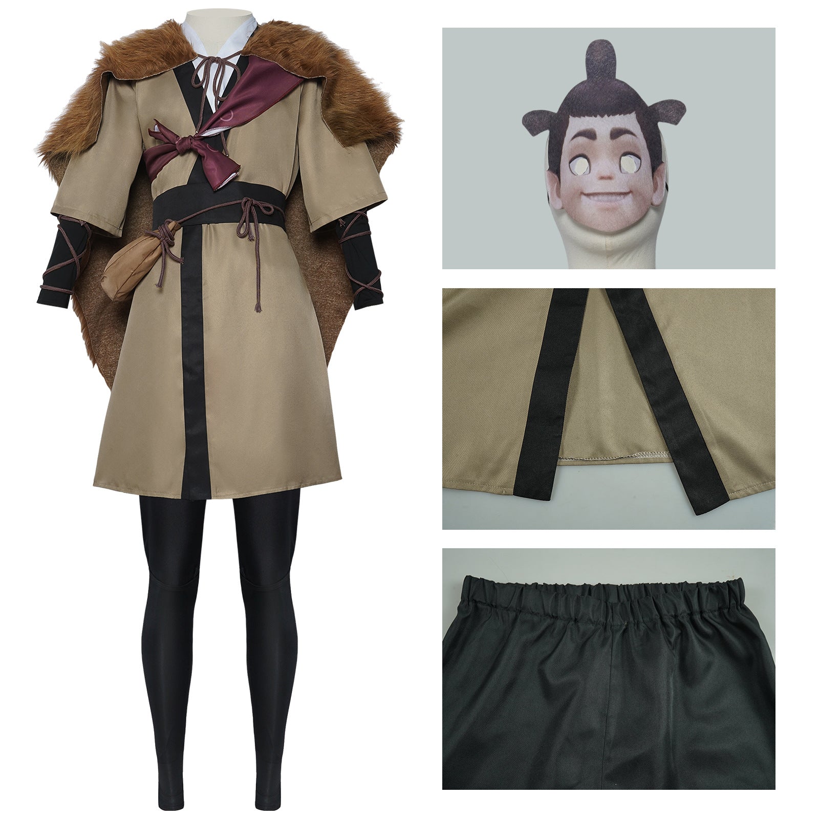 Kids Shen Xiaobao Costume Leopard Dress-Up Full Set for Cosplay Party