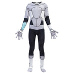 TTG Cartoon Kids Robot Man Costume Dress Up Outfit Jumpsuit and Mask