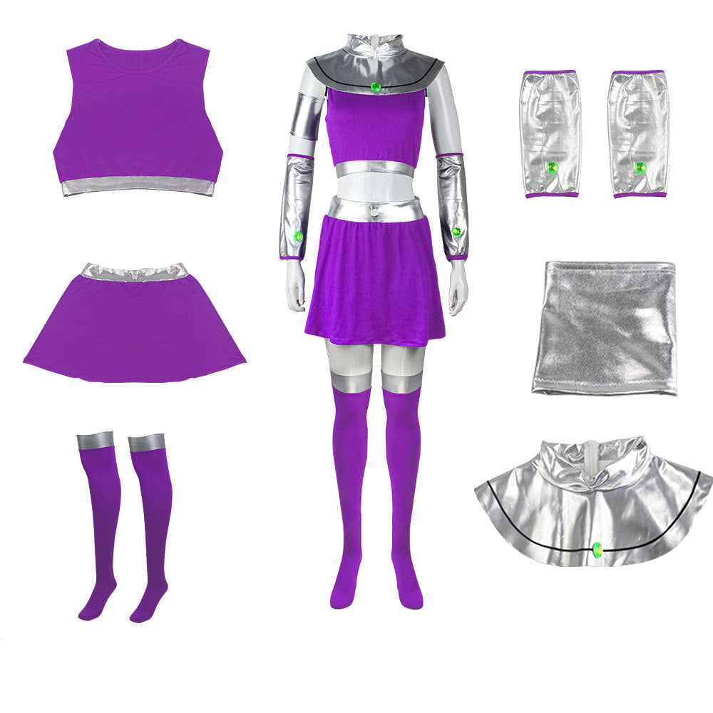 TTG Cartoon Women Alien Costume Princess Cosplay Outfit Miss Sunshine Halloween Party Suit