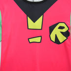 Boys Leader Outfit Superhero Costume Jumpsuit Cloak and Mask Suit for Theme Party