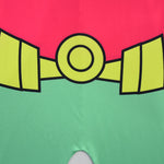 Boys Leader Outfit Superhero Costume Jumpsuit Cloak and Mask Suit for Theme Party