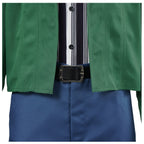 Mens Prince Outfit Jacket Pants Sweatshirt and Belt 4pcs Suit