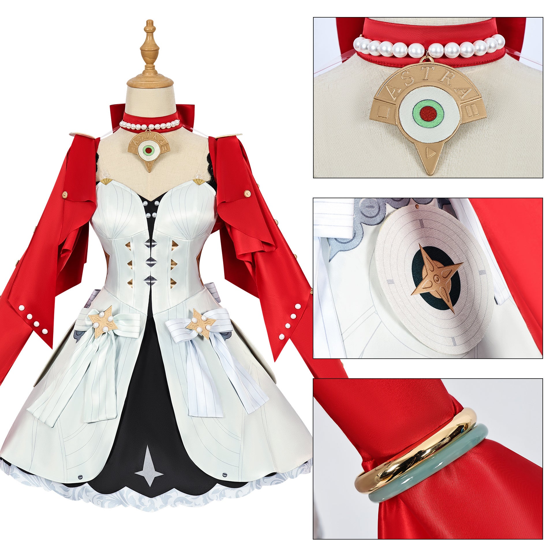 Women Astro Yao Costume Stars of Lyra Astro Halloween Cosplay Outfit