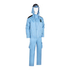 Adult No.17 Costume Blue Tops Pants Hat and Goggles 2025 Movie Uniform for Cosplay