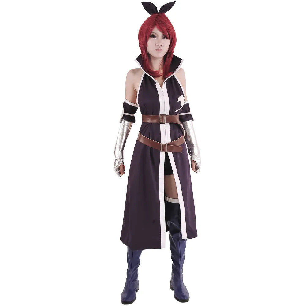 Sexy Bunny Purple Dress with Headband The Strongest Female Mage Costume