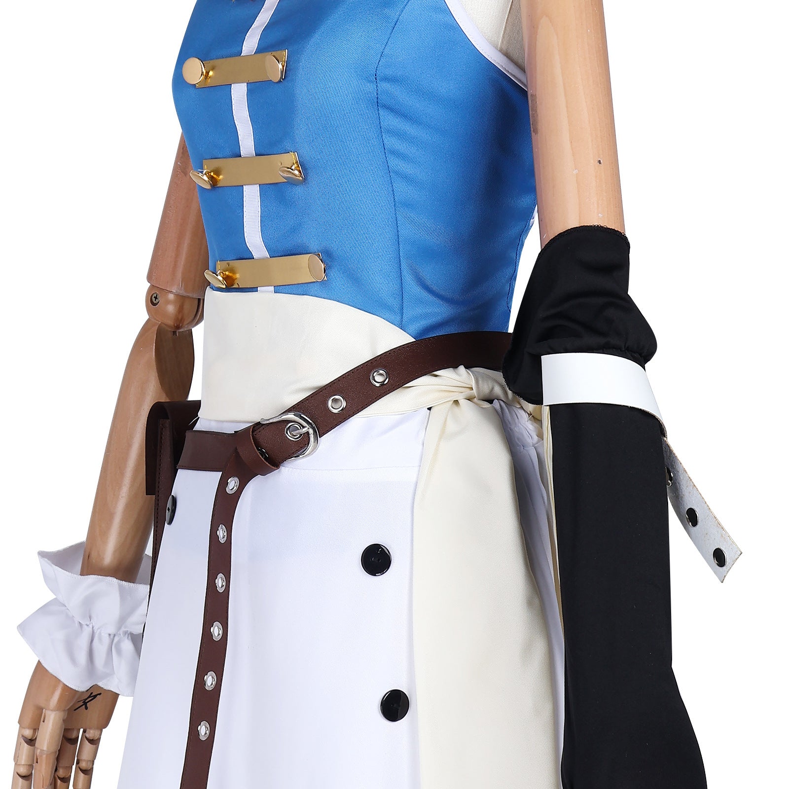 Adult Blue Heartfilia Outfit The Wizard Dress Up Full Set for Themed Party