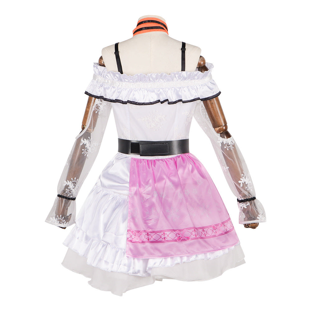 Adult Pink Dress The Shining Girl Cosplay Costume for Dress-up Party