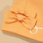 Adult Yellow Short-sleeved Overalls T-shirt Suspender Shorts Suit for Daily Wear