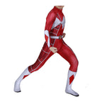 Adult Dino Ranger Outfit Unisex Blue Hero Costume for Halloween Cosplay