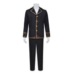 Mens Kakavasa Costume Director Aventurine Pajama Black Tops and Pants Suit