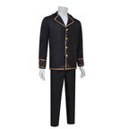 Mens Kakavasa Costume Director Aventurine Pajama Black Tops and Pants Suit