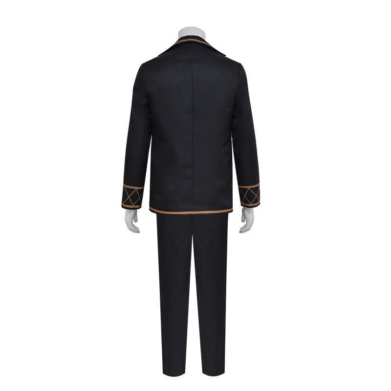 Mens Kakavasa Costume Director Aventurine Pajama Black Tops and Pants Suit
