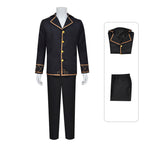 Mens Kakavasa Costume Director Aventurine Pajama Black Tops and Pants Suit