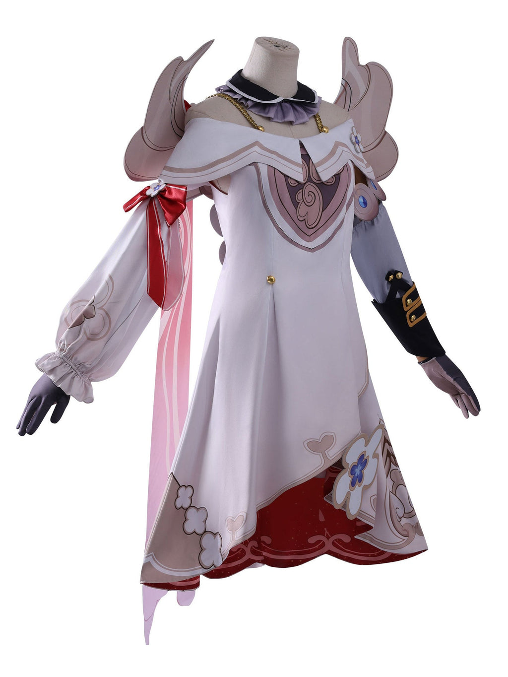 Women Tribios Costume White Cute Premium Edition Outfit and Wing for Cosplay