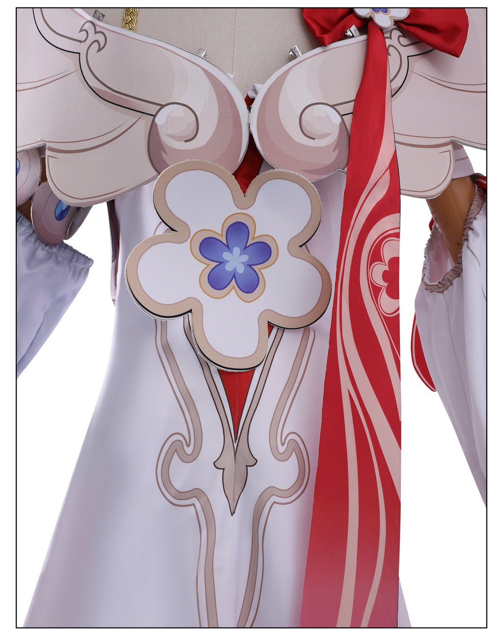 Women Tribios Costume White Cute Premium Edition Outfit and Wing for Cosplay