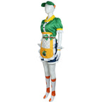 Women Honeydew Mei Ling Costume Green OW Sexy Cosplay Outfit for Game Player