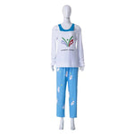 Adult OW Mei Ling Zhou Pajama White Sweatshirt and Blue Pants Suit for Daily Wear
