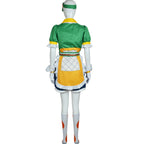 Women Honeydew Mei Ling Costume Green OW Sexy Cosplay Outfit for Game Player