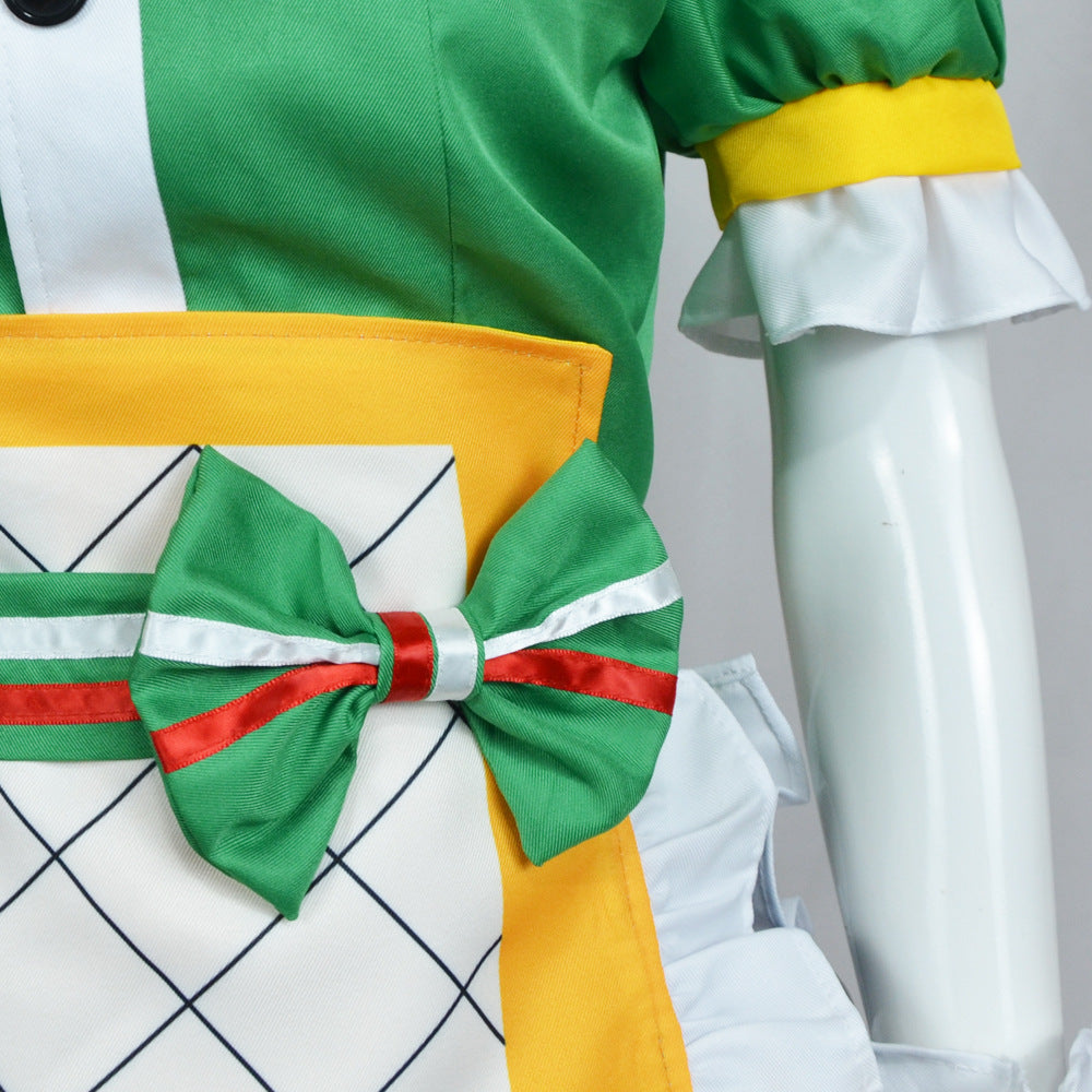 Women Honeydew Mei Ling Costume Green OW Sexy Cosplay Outfit for Game Player