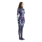 Women Spider Costume Game Purple Sexy Sniper Queen Outfit for Cosplay