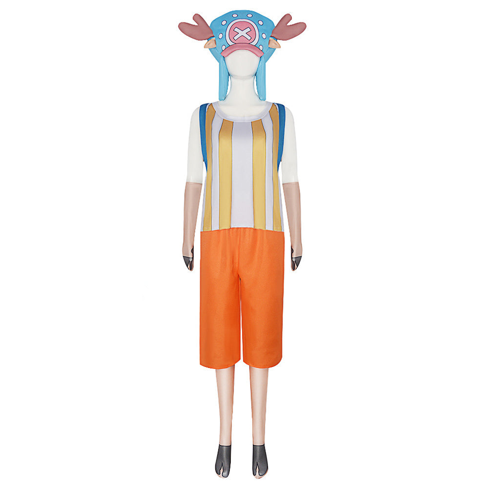 Cute Reindeer Costume Adults The Doctor of Straw Hat Pirates Outfit