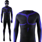 Adult Hanzawa Makoto Costume Black Organization Uniform with Helmet for Cosplay