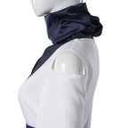 White Fem Sukuna Kimono Dress Belt and Scarf Full Set for Themed Party