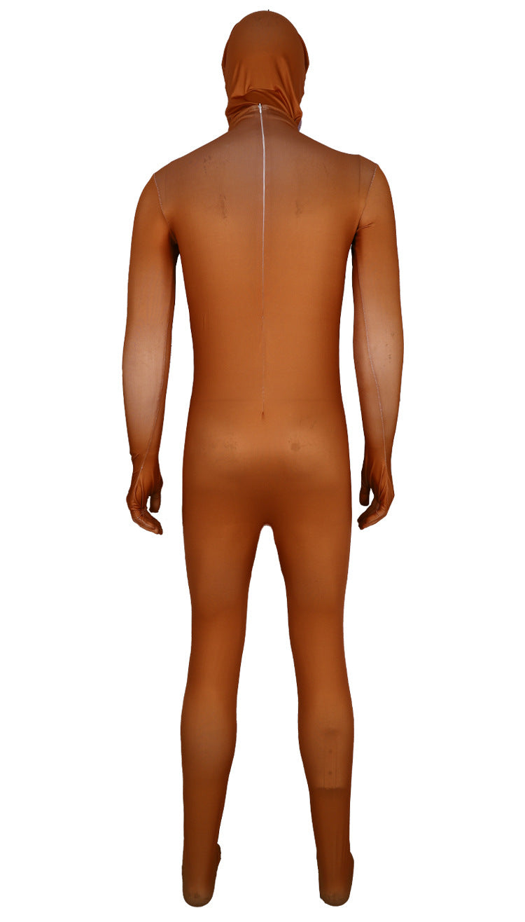 Kids Tung Tung Tung Sahur Costume Brown Italian Brainrot Jumpsuit and Helmet for Cosplay