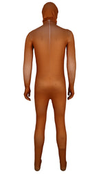 Kids Tung Tung Tung Sahur Costume Brown Italian Brainrot Jumpsuit and Helmet for Cosplay