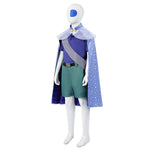 Earth Ambassador Costume Kids Adults Blue Cape Shirt Shorts with Accessories for Cosplay