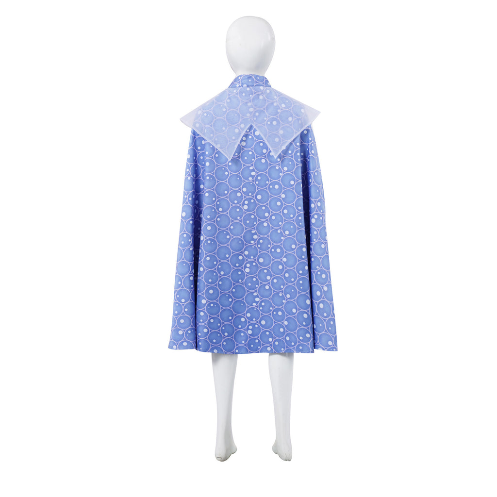 Earth Ambassador Costume Kids Adults Blue Cape Shirt Shorts with Accessories for Cosplay