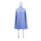 Earth Ambassador Costume Kids Adults Blue Cape Shirt Shorts with Accessories for Cosplay