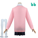Adult Momo Ayase Costume Pink School Uniform Anime Cosplay Outfit for Halloween