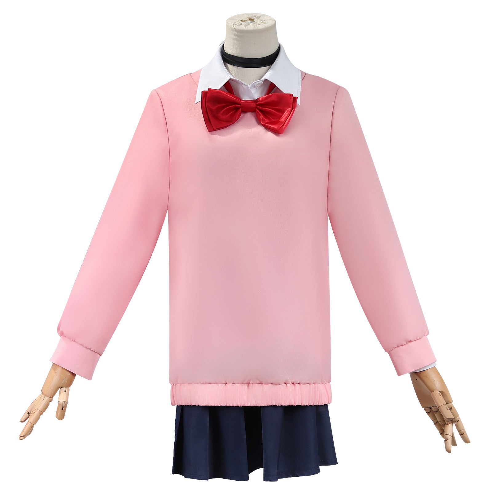 Adult Momo Ayase Costume Pink School Uniform Anime Cosplay Outfit for Halloween