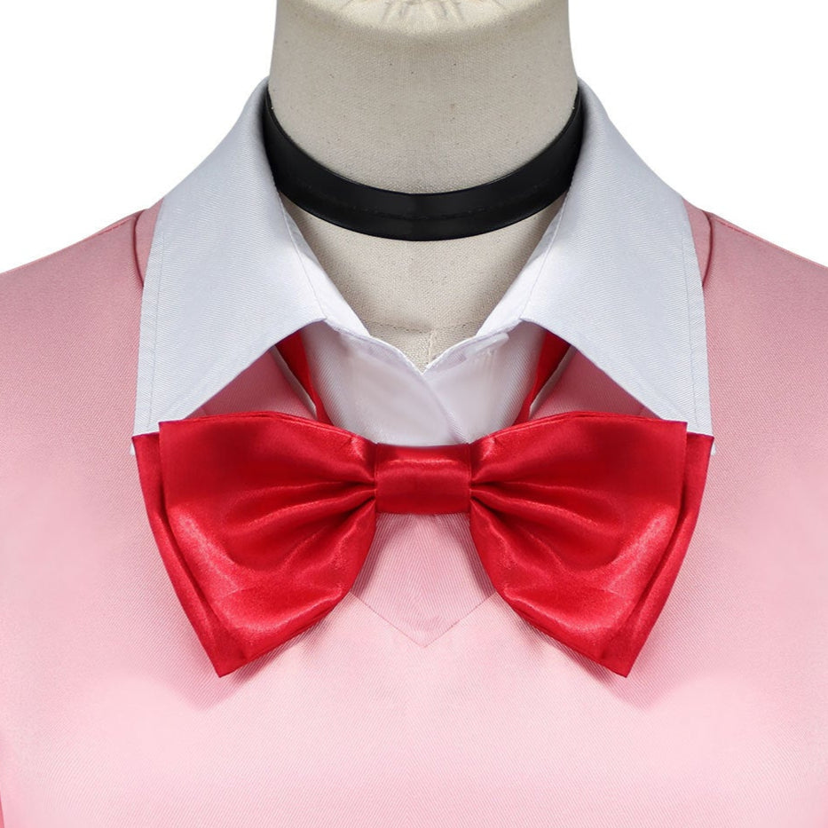 Adult Momo Ayase Costume Pink School Uniform Anime Cosplay Outfit for Halloween
