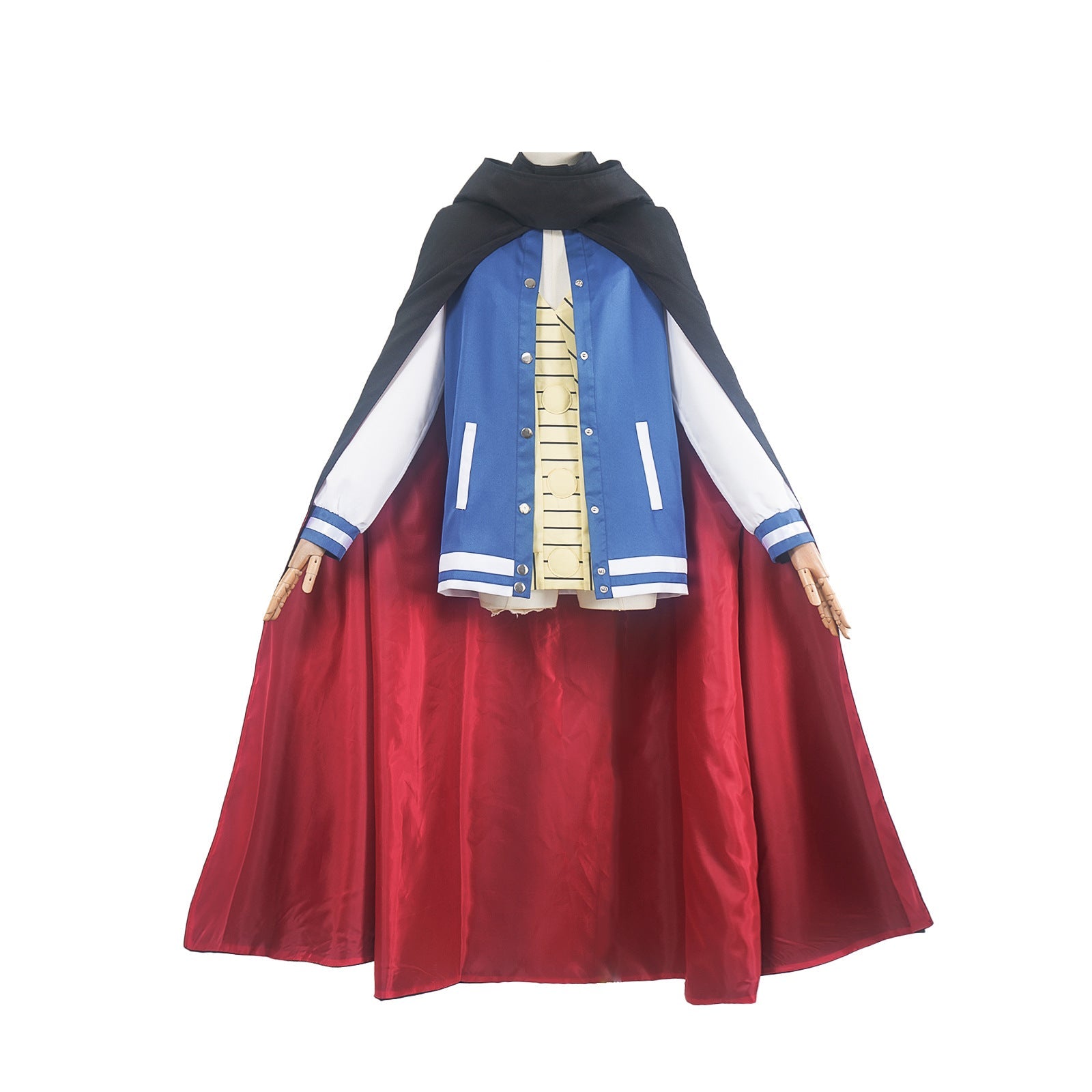 Women Seiko Ayase Costume Sweatshirt Jacket Cloak and Glasses 4pcs Suit for Cosplay