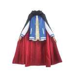 Women Seiko Ayase Costume Sweatshirt Jacket Cloak and Glasses 4pcs Suit for Cosplay