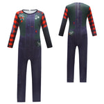 Kids Zombies Costume Zombie Boy Zed Jumpsuit Halloween Outfit for Cosplay Party