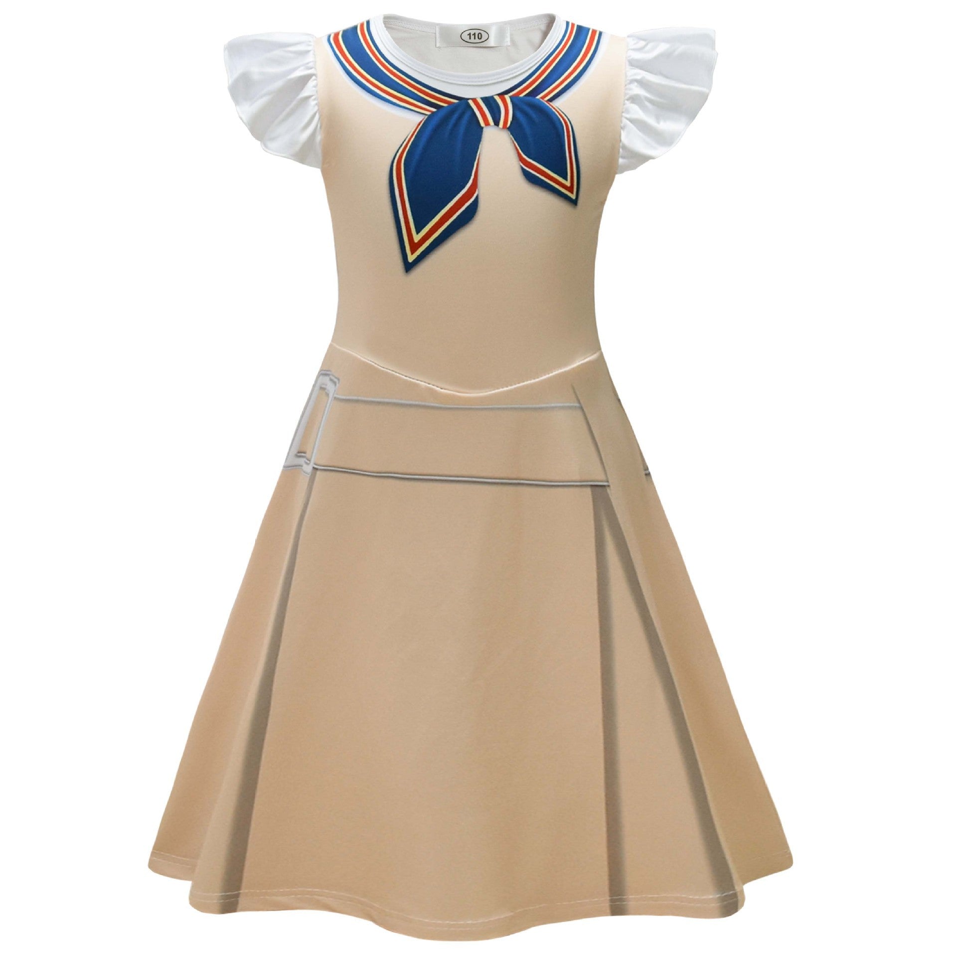 Girls Megan Dress Kids Horror Film AI Robot Doll Cosplay Costume Halloween Carnival Outfit