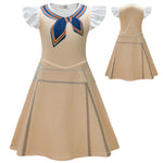 Girls Megan Dress Kids Horror Film AI Robot Doll Cosplay Costume Halloween Carnival Outfit