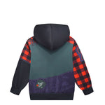 Kids Zombies Costume Zed Hooded Sweatshirt Zip Up Jacket for Halloween Carnival