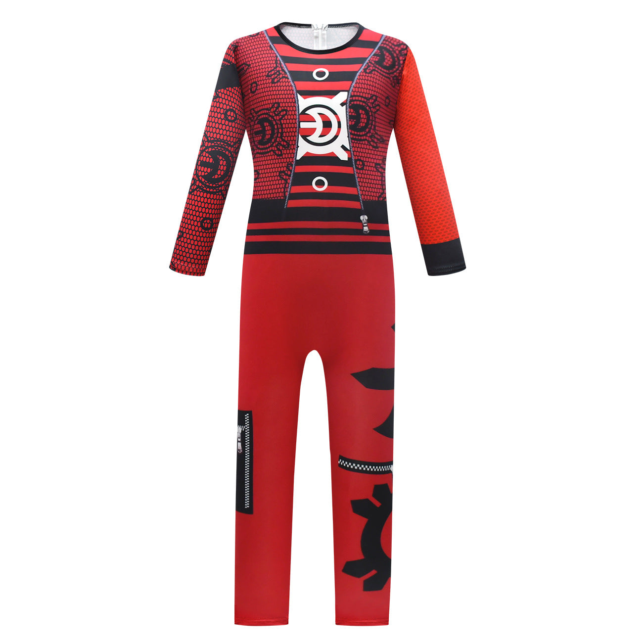 Boys Vampire Costume Red Zombies Victor Jumpsuit for Halloween Cosplay