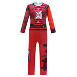 Boys Vampire Costume Red Zombies Victor Jumpsuit for Halloween Cosplay