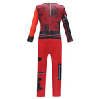Boys Vampire Costume Red Zombies Victor Jumpsuit for Halloween Cosplay