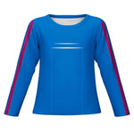 Kids Adults Zombies Outfit Addison Blue Shirt and Skirt 2pcs Suit for Dress Up Party