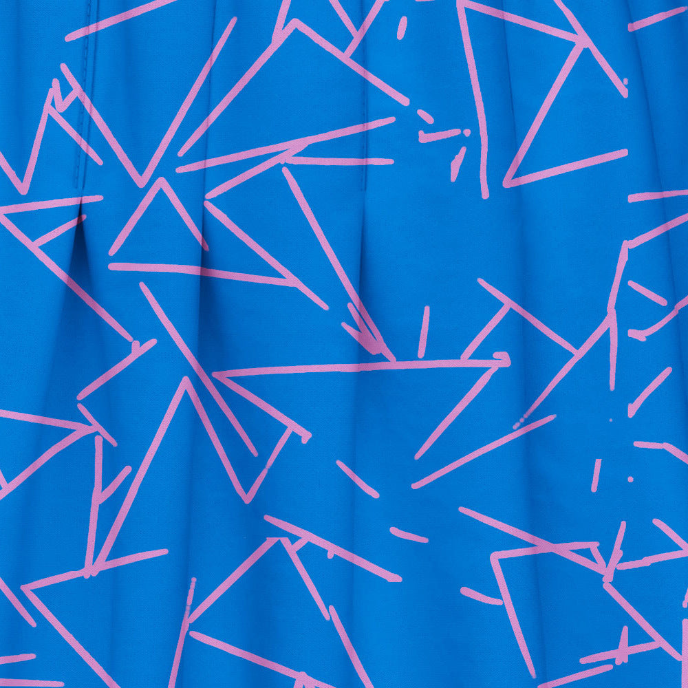 Kids Adults Zombies Outfit Addison Blue Shirt and Skirt 2pcs Suit for Dress Up Party