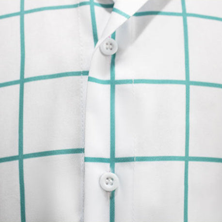 Mens Jinu Shirt Pop Star Jinu Classic Plaid Shirt for Daily Wear Cosplay